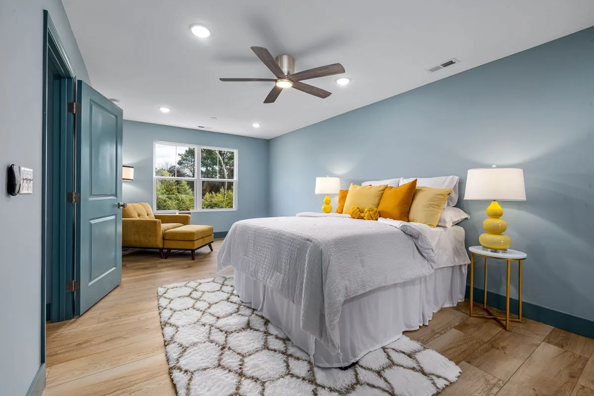 HDB bedroom set up for smart aircon control in Singapore